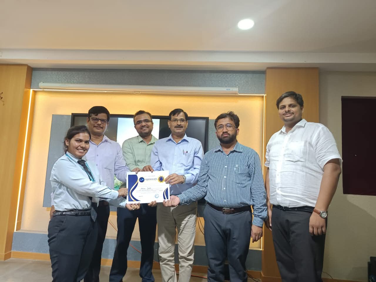 Certification Distribution After Training at KIPM campus , Gorakhpur